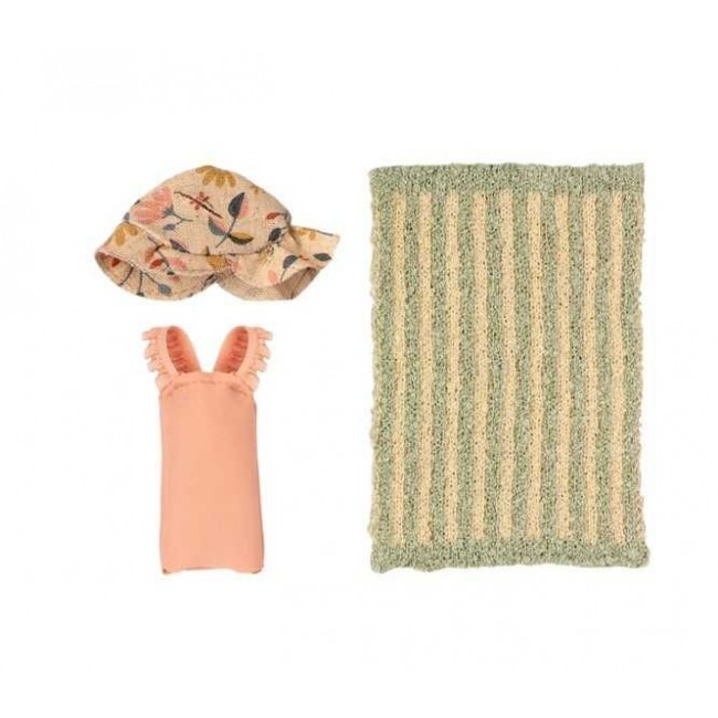 Maileg - Set za plažu za stariju sestru mišicu Maileg - Set za plažu za stariju sestru mišicu