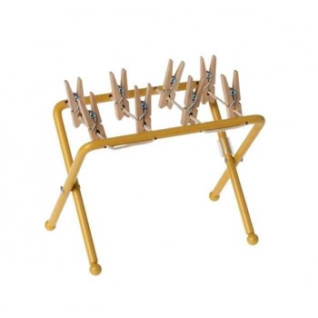 Maileg - Štrik za sušenje veša, žuti