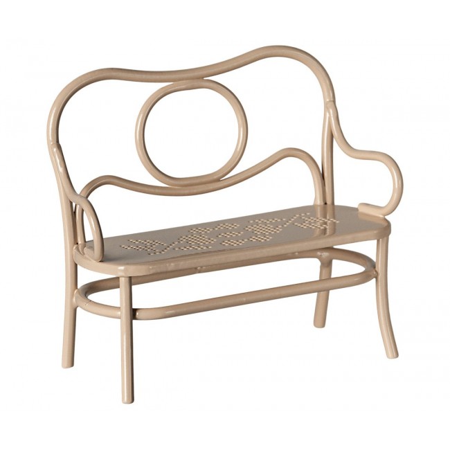 Maileg - Metalna klupa sa stolom roze Maileg - Metalna klupa sa stolom roze