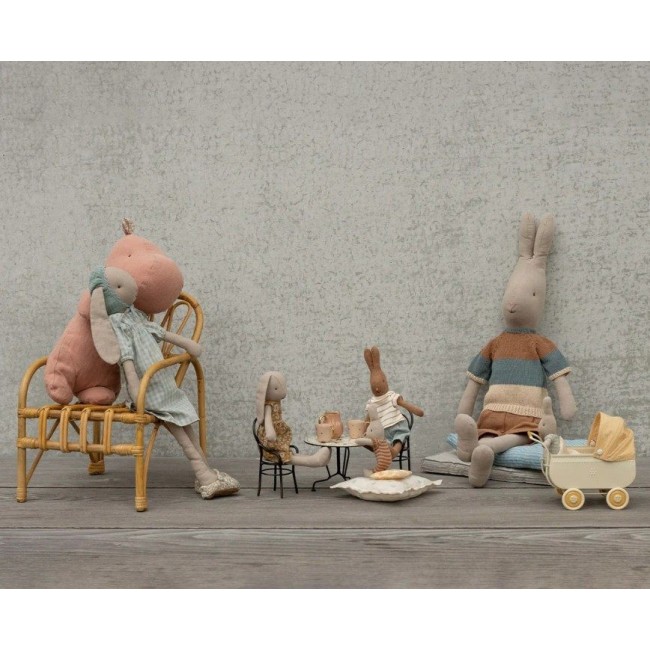 Maileg - Metalni sto sa dve stolice