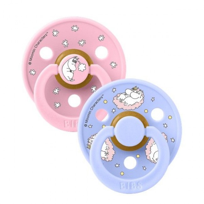 BIBS - Moomin collection, Dreaming Baby pink BIBS - Moomin collection, Dreaming Baby pink