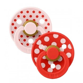 BIBS -   Studio collection Polka dots, Candy apple & Blossom