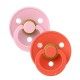 BIBS - dude Baby pink & Tango BIBS - dude Baby pink & Tango