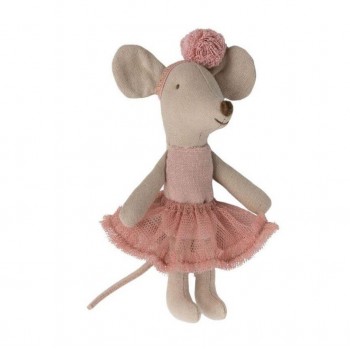 Maileg - Mišica mlađa sestra u roze haljini Maileg - Mišica mlađa sestra u roze haljini