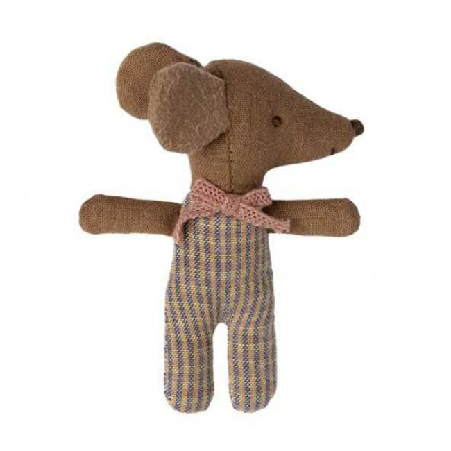 Maileg - Pospana beba miš u kutiji šibica, roze