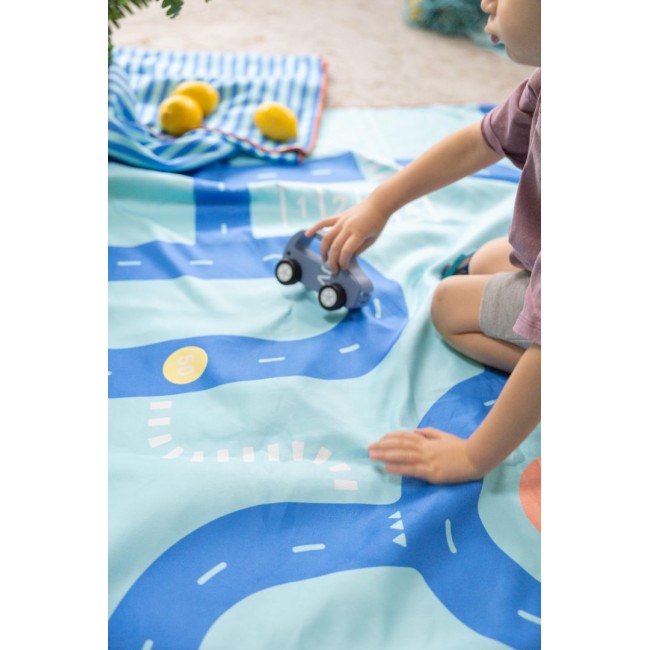 Quut - Peškir za plažu 180 x 100 cm, Staza za autiće Quut - Peškir za plažu 180 x 100 cm, Staza za autiće