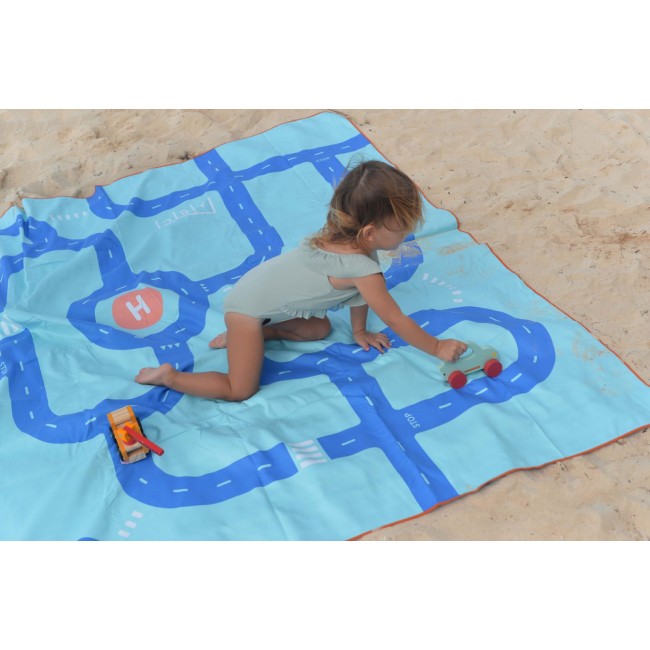 Quut - Peškir za plažu 180 x 180 cm, Staza za autiće