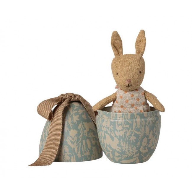 Maileg -   Uskršnje jaje malo i zeka, plavo