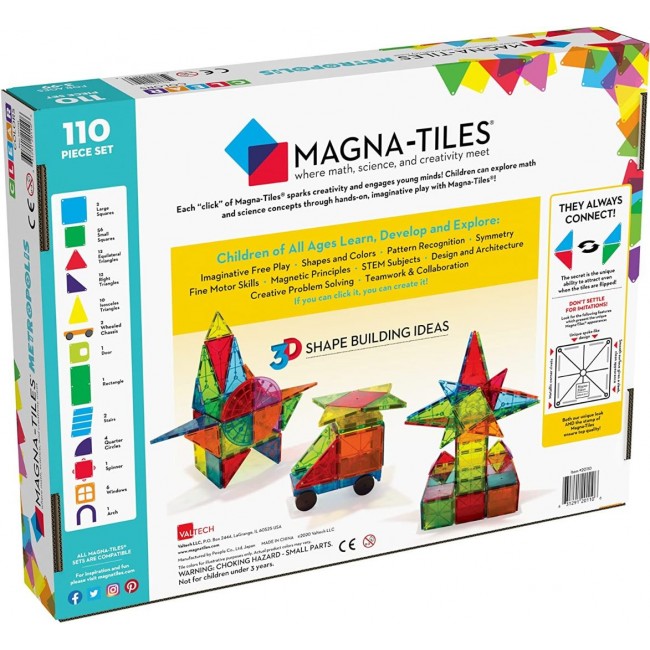 Magna-Tiles - Metropolis 110 delova