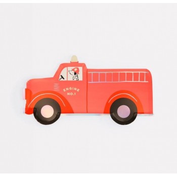 Meri Meri - Kartonski tanjiri Vatrogasci Meri Meri - Kartonski tanjiri Vatrogasci