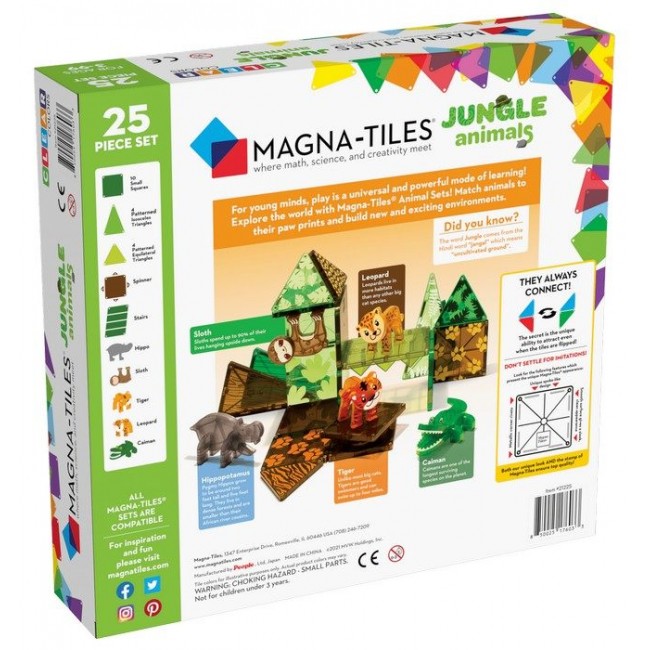 Magna-Tiles - Jungle magnetne pločice 25 delova