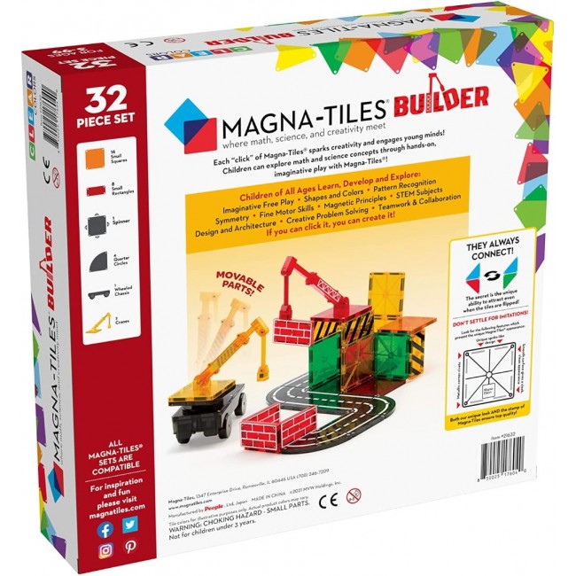 Magna-Tiles - Builder set 32 dela