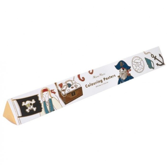 Meri Meri - Posteri za bojenje gusari