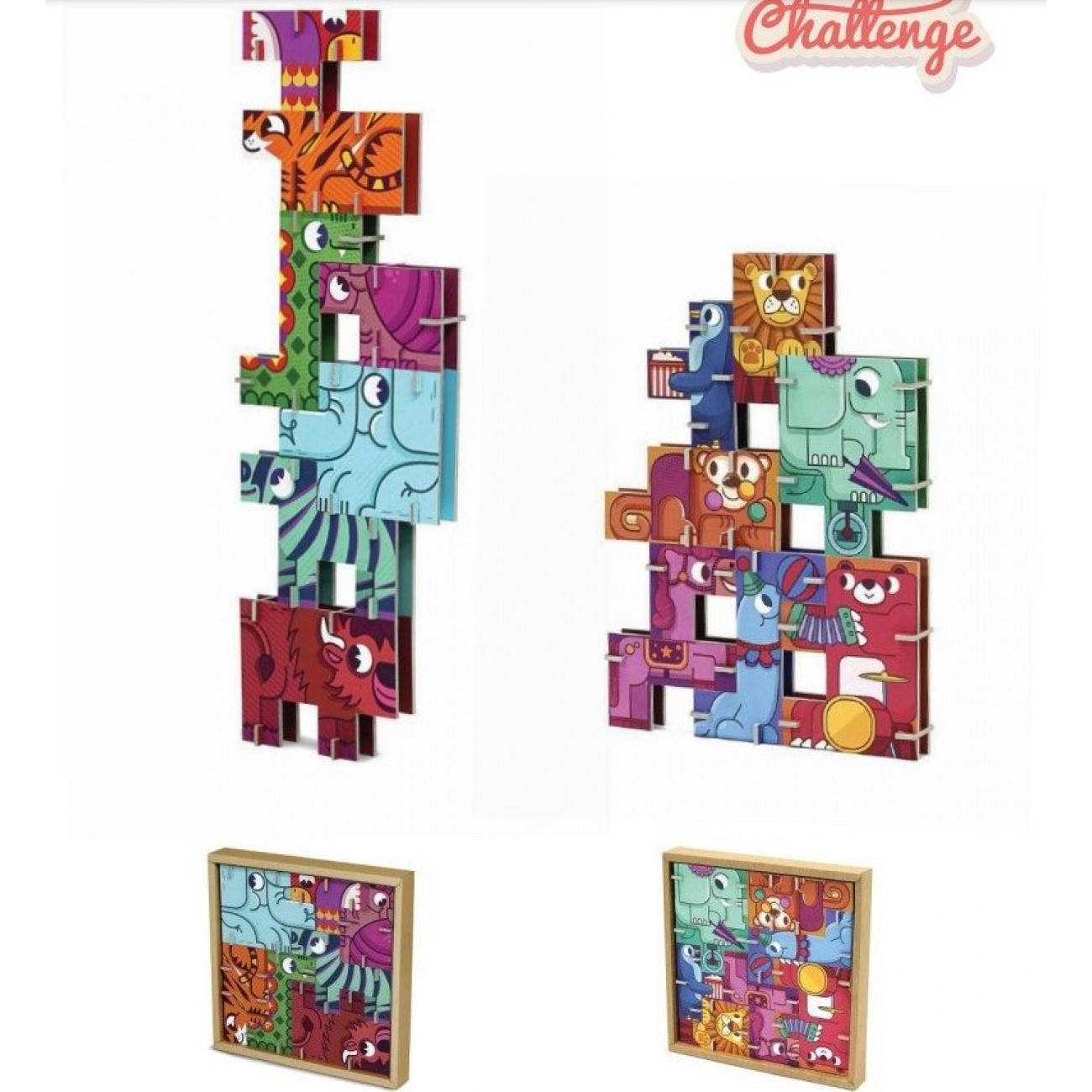 Krooom K-441 Stack & Match - Le Fatine: Un Magico Giocattolo Per Ore Di Divertimento Creativo! Multicolore.
