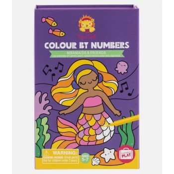 Tiger Tribe - Set za bojenje po brojevima Sirene i prijatelji