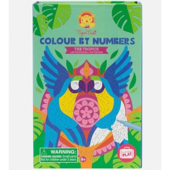 Tiger Tribe - Set za bojenje po brojevima Tropics