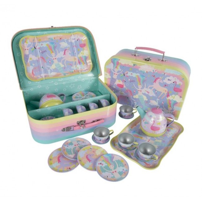 Floss and rock - Metalni muzički set za čaj Jednorozi i sirene