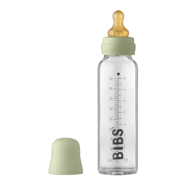 Bibs - Staklena flašica 225 ml Sage