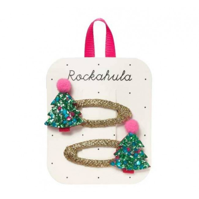 Rockahula kids - Šnalice jelka zelena sa šljokicama Rockahula kids - Šnalice jelka zelena sa šljokicama