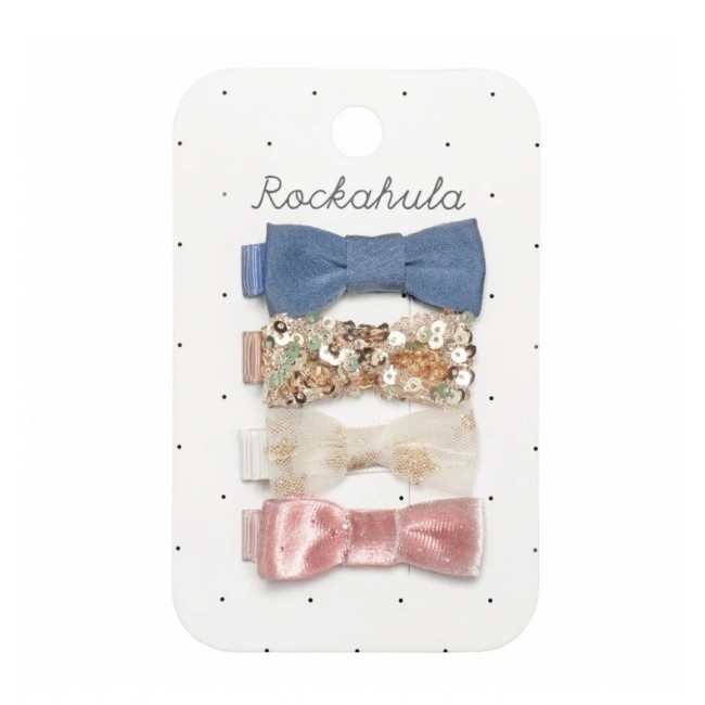 Rockahula kids - Šnalice mašnice plave, šljokice Rockahula kids - Šnalice mašnice plave, šljokice