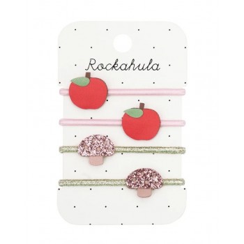 Rockahula kids - Gumice za kosu jabuke i pečurke