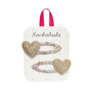 Rockahula kids - Šnalice srca sa šljokicama Rockahula kids - Šnalice srca sa šljokicama