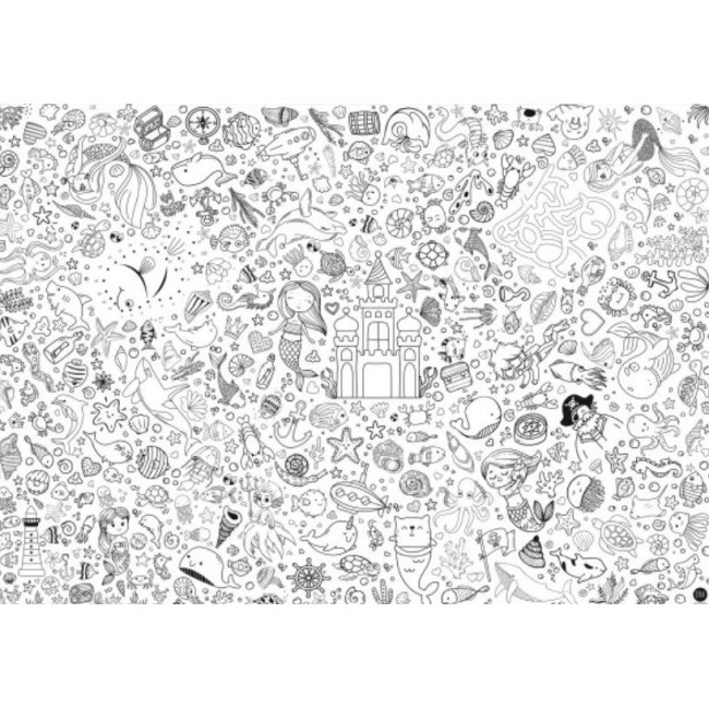 JEKA - Papirni stolnjak za bojenje Sirena JEKA - Papirni stolnjak za bojenje Sirena