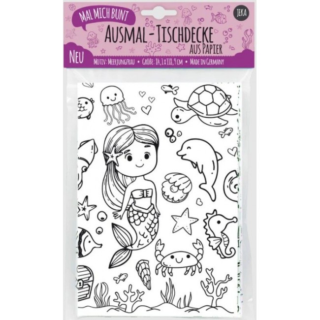 JEKA - Papirni stolnjak za bojenje Sirena JEKA - Papirni stolnjak za bojenje Sirena