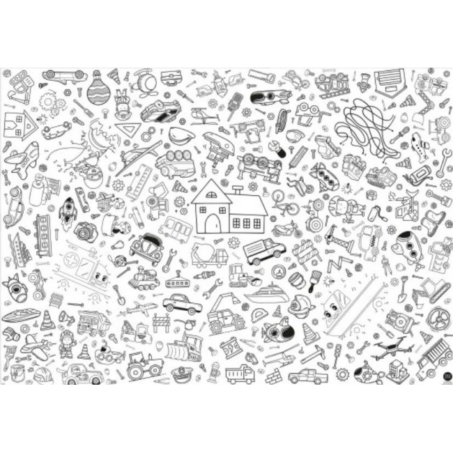 JEKA - Papirni stolnjak za bojenje Vozila JEKA - Papirni stolnjak za bojenje Vozila