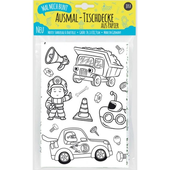 JEKA - Papirni stolnjak za bojenje Vozila JEKA - Papirni stolnjak za bojenje Vozila