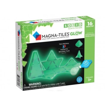 Magna-Tiles - Magnetne pločice koje sijaju u mraku 16 delova Magna-Tiles - Magnetne pločice koje sijaju u mraku 16 delova