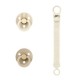 BIBS - Poklon set vezica i dude ivory BIBS - Poklon set vezica i dude ivory