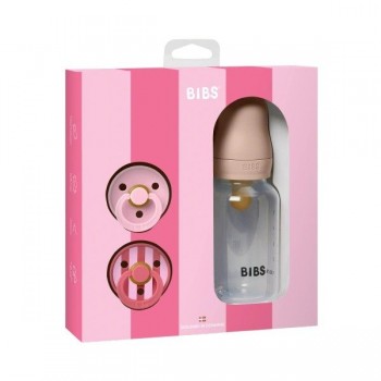BIBS - Poklon set flašica i dude blush