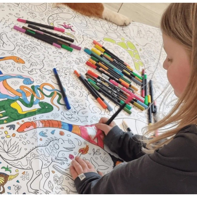 JEKA - Papirni stolnjak za bojenje Dino