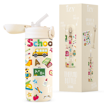 Izy bottles - IZY KIDS - 350 ml - Yellow School Izy bottles - IZY KIDS - 350 ml - Yellow School