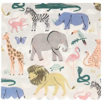 Meri Meri - Papirne salvete safari Meri Meri - Papirne salvete safari