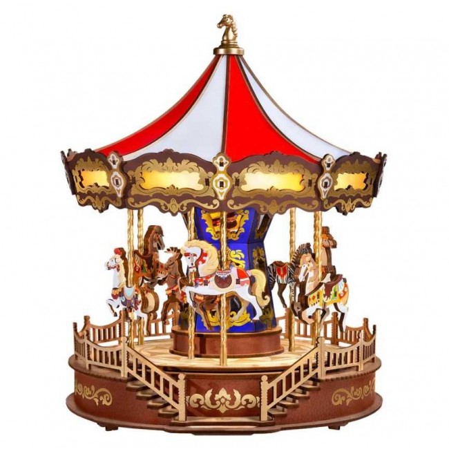 Robotime - Classic Carousel, 3D slagalica