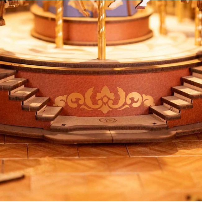 Robotime - Classic Carousel, 3D slagalica