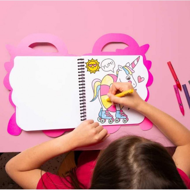 OMY - Bojanka sa nalepnicama i bojicama Jednorog