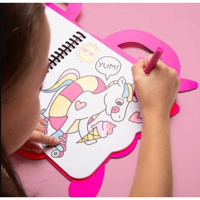 OMY - Bojanka sa nalepnicama i bojicama Jednorog