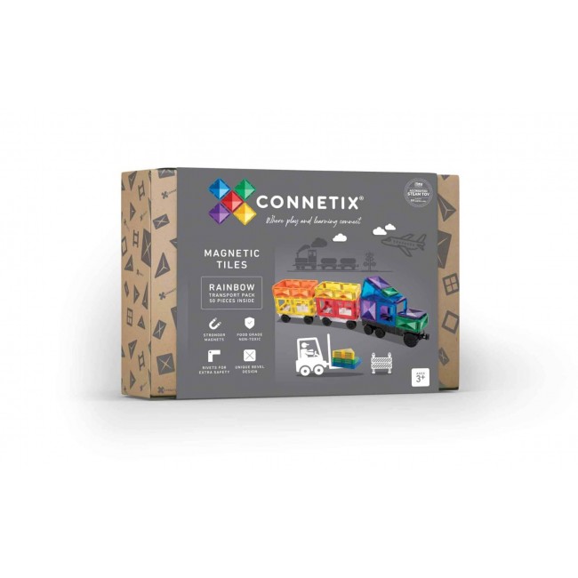 Connetix - Rainbow Transport Pack 50 delova Connetix - Rainbow Transport Pack 50 delova