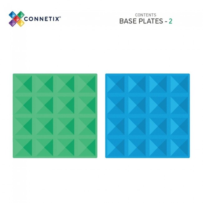 Connetix - Base plate blue/green 2 dela Connetix - Base plate blue/green 2 dela