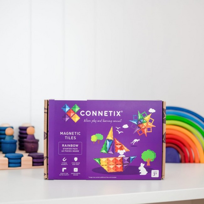 Connetix - Rainbow Starter pack 60 dela Connetix - Rainbow Starter pack 60 dela