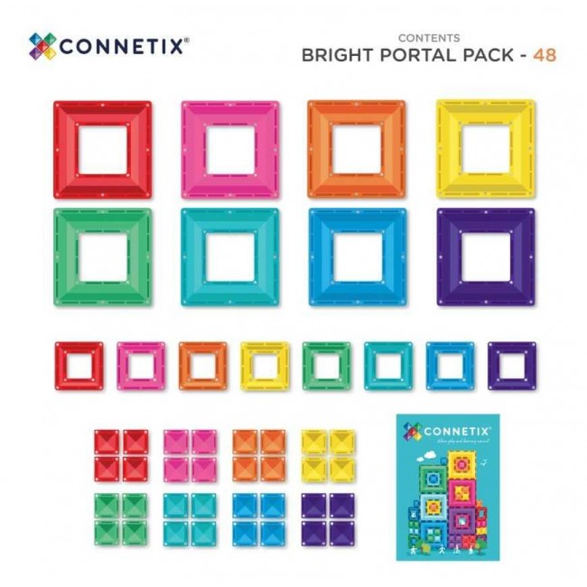 Connetix - Bright portal 48 delova