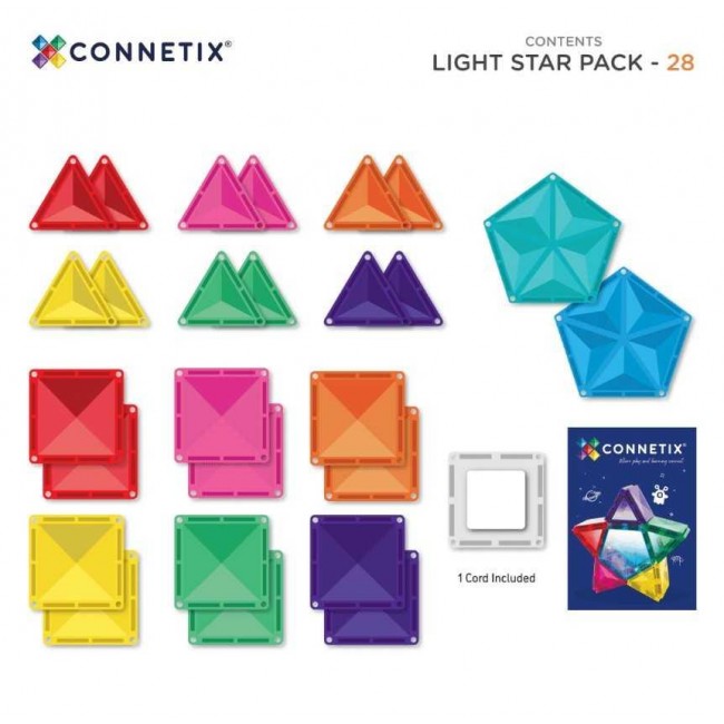 Connetix - Light star 28 delova