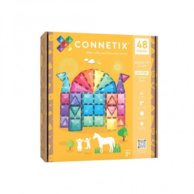 Connetix - Glitter Castle 48 delova Connetix - Glitter Castle 48 delova