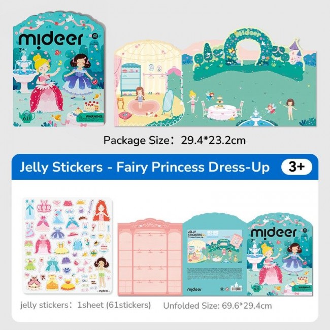 Mideer - Knjiga sa nalepnicama, Princeze Mideer - Knjiga sa nalepnicama, Princeze