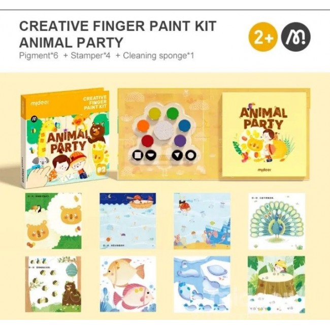 Mideer - Bojimo prstima - Životinje