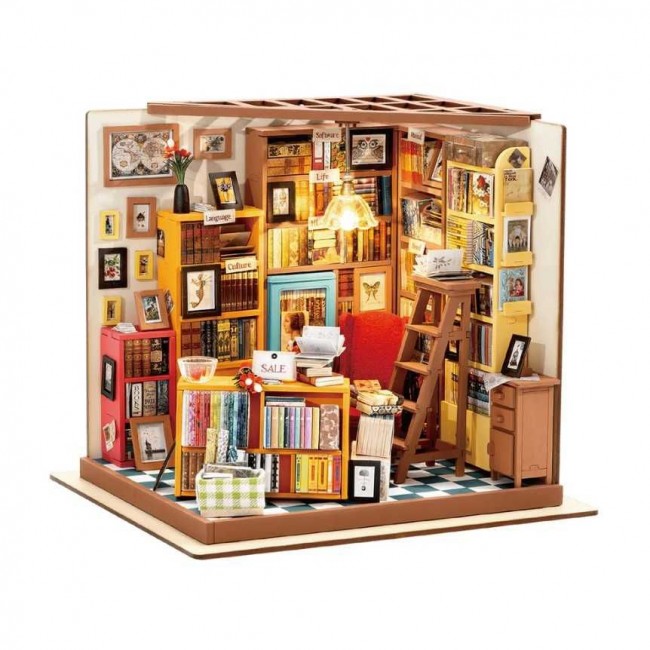 Robotime - Sam's Study Library, 3D slagalica Robotime - Sam's Study Library, 3D slagalica