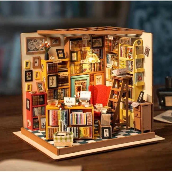 Robotime - Sam's Study Library, 3D slagalica Robotime - Sam's Study Library, 3D slagalica